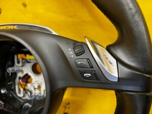 KIEROWNICA SKÓRA TRÓJRAMIENNA DREWNIANA MANETKI PDK PORSCHE PANAMERA 970 I