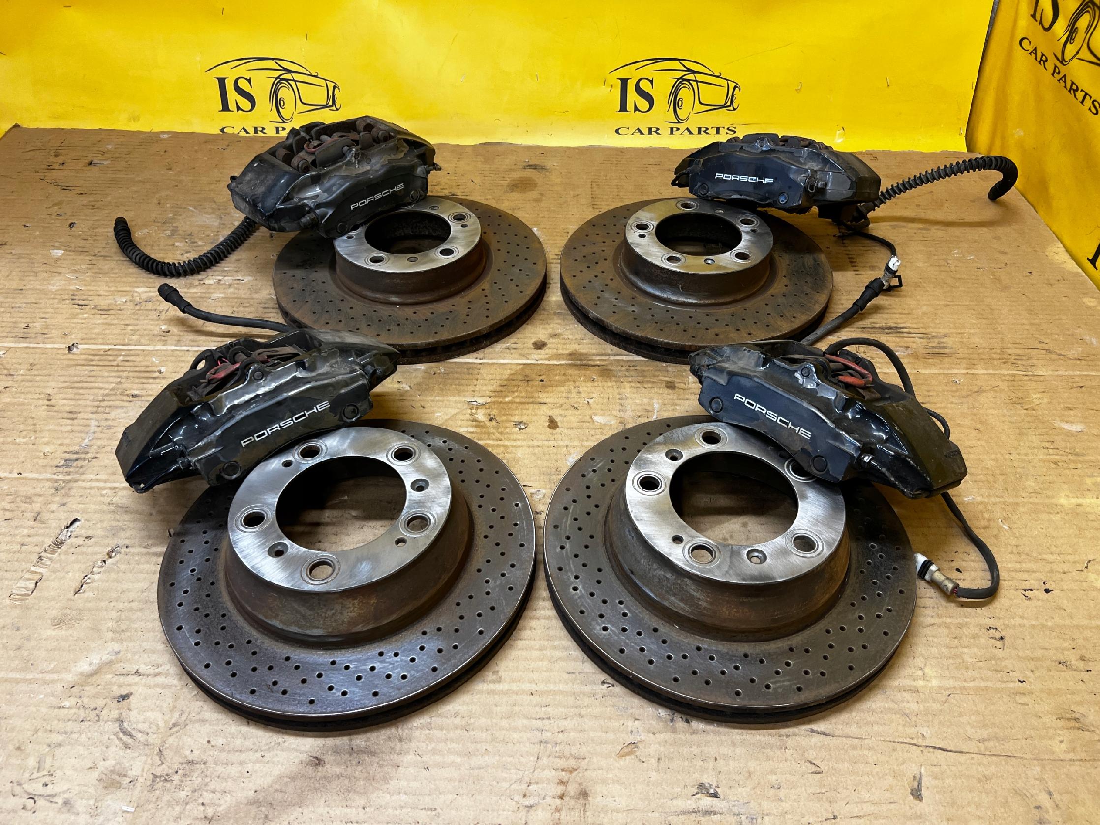 KPL HAMULCE TARCZE ZACISKI HAMULCOWE PRZÓD TYŁ BREMBO PORSCHE 911 996 3.4