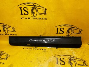 KPL NAKŁADKA LISTWA PROGOWA LEWA PRAWA CARBON PORSCHE 911 991 CARRERA 4 GTS