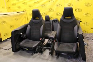 WNĘTRZE FOTELE KANAPA BOCZKI SKÓRA ALCANTARA MERCEDES A W177 A35 AMG HB EU