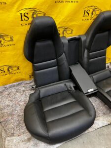 KOMPLET FOTELE KANAPA TYŁ LEWY PRAWY SKÓRA PORSCHE PANAMERA 970 I LIFT