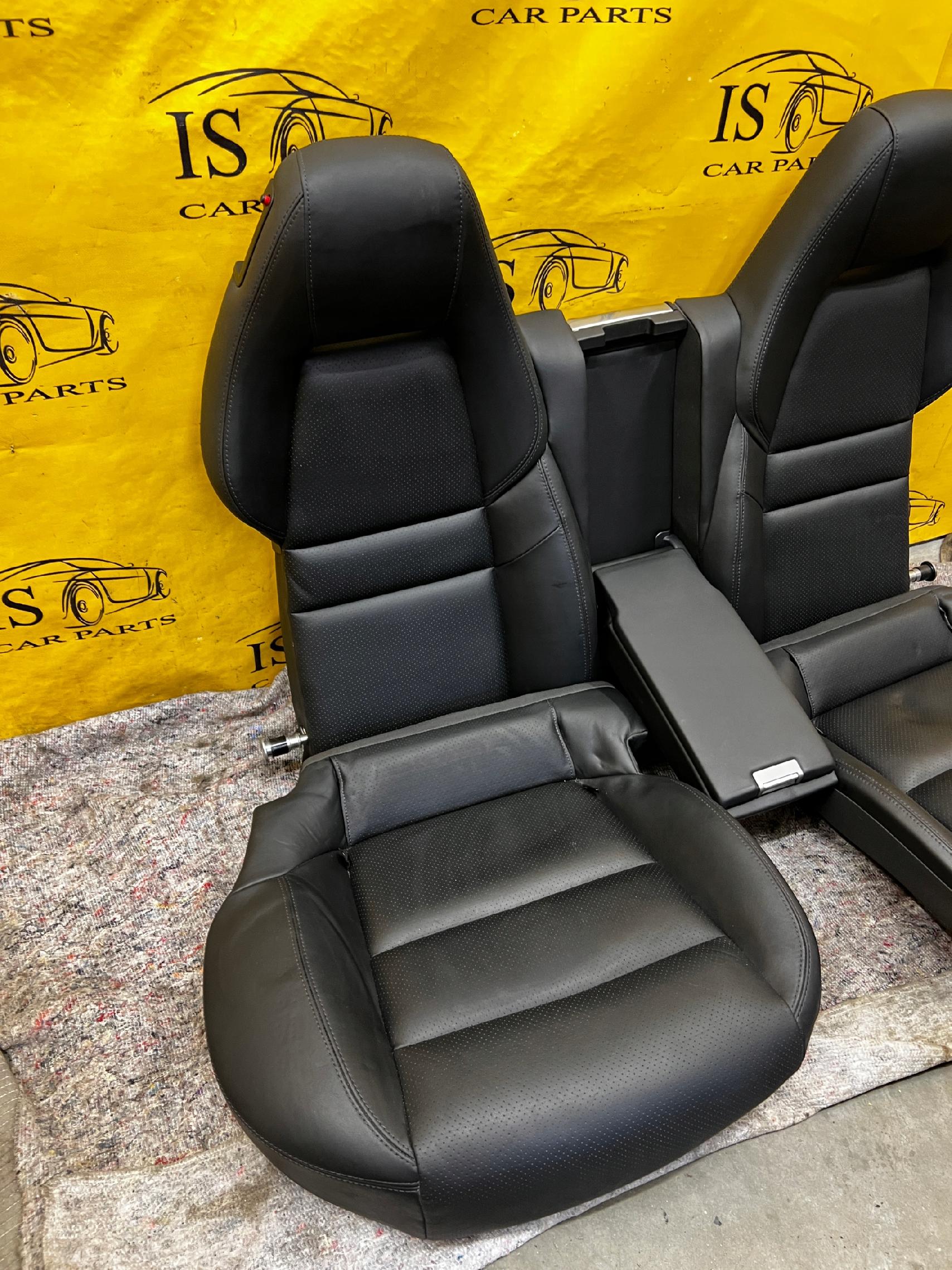 KOMPLET FOTELE KANAPA TYŁ LEWY PRAWY SKÓRA PORSCHE PANAMERA 970 I LIFT