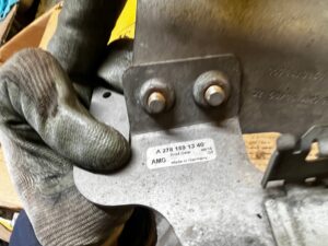 MOCOWANIE UCHWYT WSPORNIK BLACHA MERCEDES G63 AMG W463 LIFT
