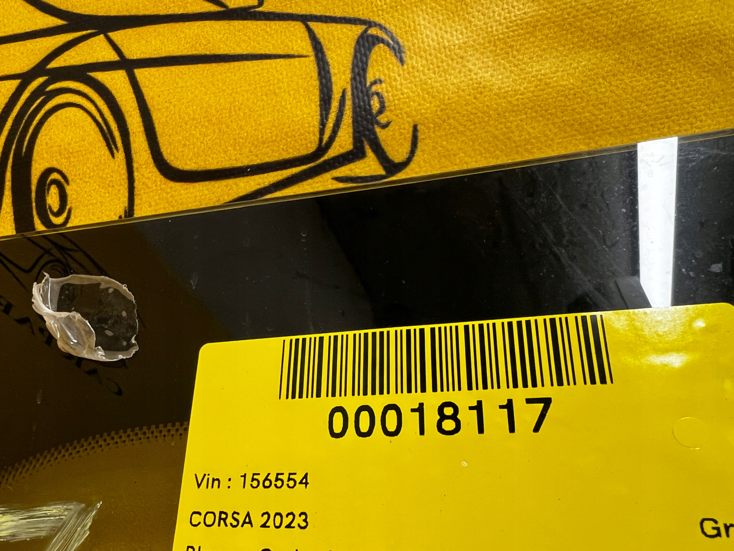 SZYBA PRZÓD CZOŁOWA KAMERA SENSOR OPEL CORSA F 23R EU