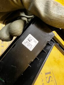 RAMKA PANEL PRZEŁĄCZNIK EKRAN DOTYKOWY WYŚWIETLACZ JAGUAR F-TYPE X152