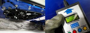 DRZWI LEWY PRZÓD TYŁ FORD KUGA MK3 LIFT ST-LINE DESERT ISLAND BLUE