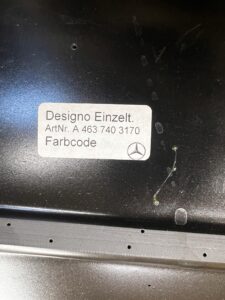 TAPICERKA BOCZEK OSŁONA KLAPY TYŁ BAGAŻNIKA DESIGNO MERCEDES G W463 LIFT