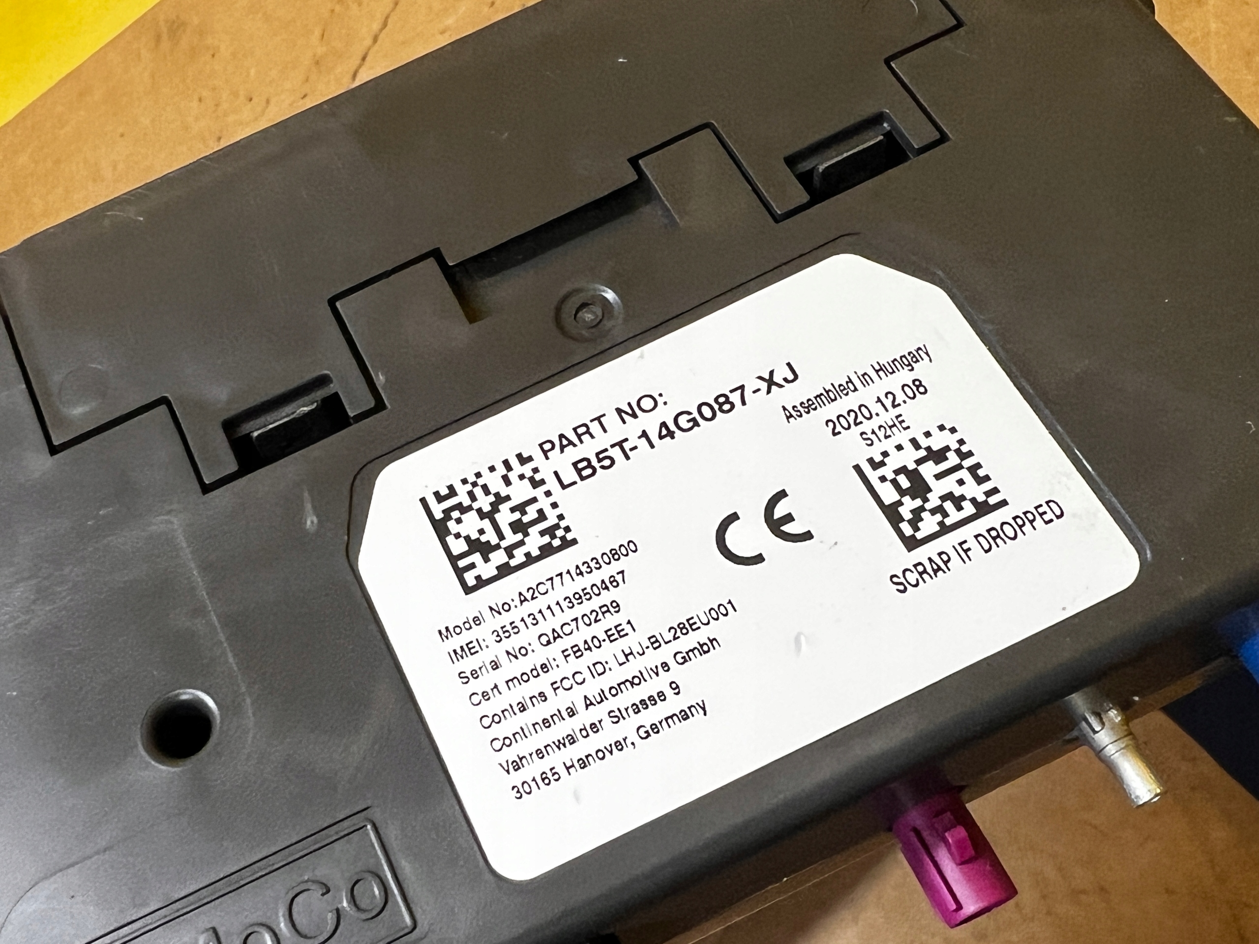 STEROWNIK MODUŁ KOMUNIKACJI BLUETOOTH FORD PUMA MK2 EU