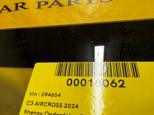 SZYBA PRZÓD CZOŁOWA KAMERA SENSOR CITROEN C3 AIRCROSS 23R UK