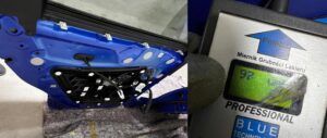 DRZWI LEWY PRZÓD TYŁ FORD KUGA MK3 LIFT ST-LINE DESERT ISLAND BLUE