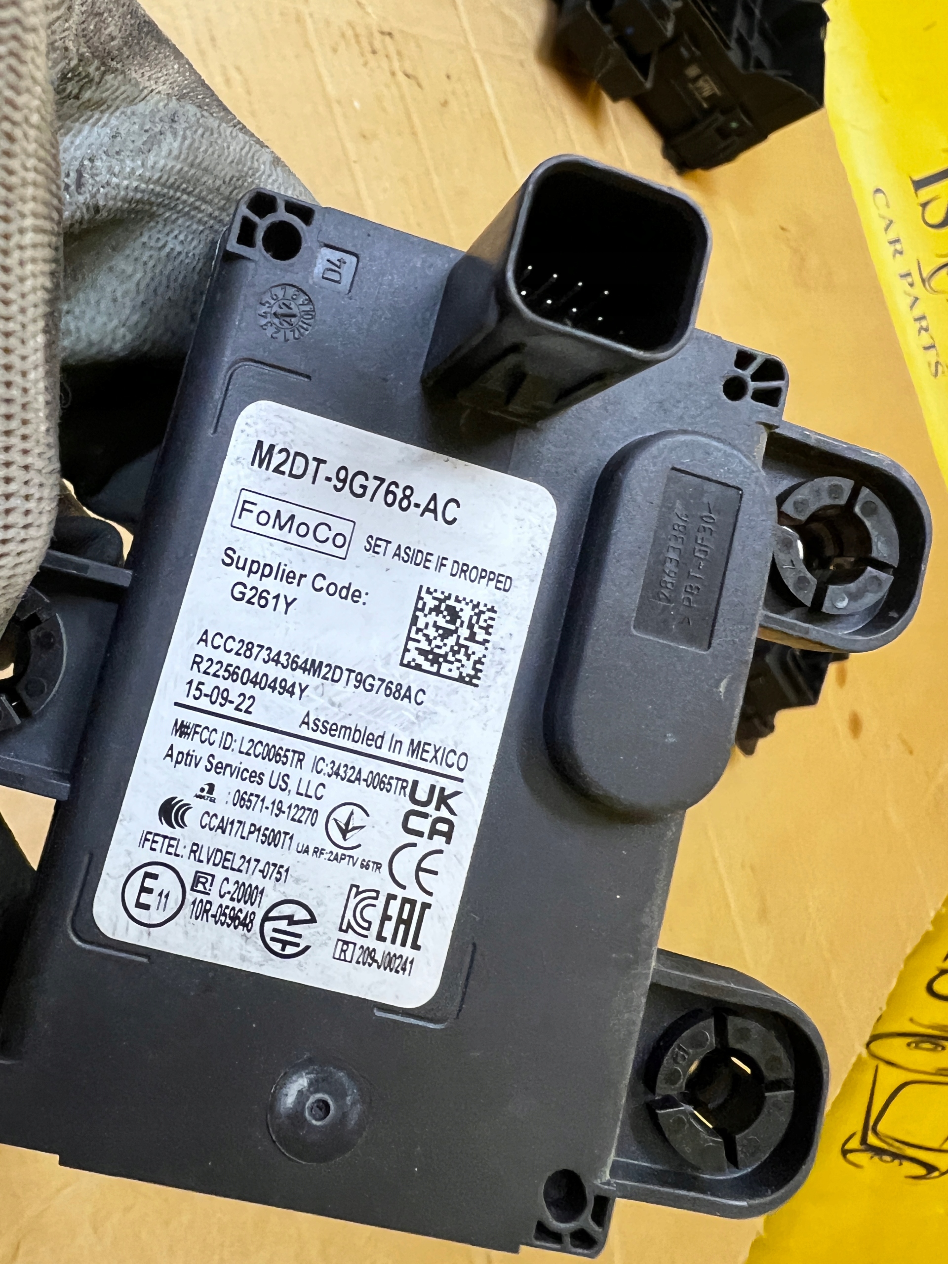 MODUŁ STEROWNIK TEMPOMATU ADAPTACYJNEGO ACC FORD BRONCO 21-