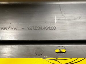 OSŁONA LISTWA PROGU PROGOWA PRÓG PRAWY PRAWA PORSCHE 911 997