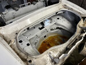 KAROSERIA RAMA KOMPLETNA WANNA ĆWIARTKI DOKUMENTY JAGUAR F-TYPE X152 CABRIO